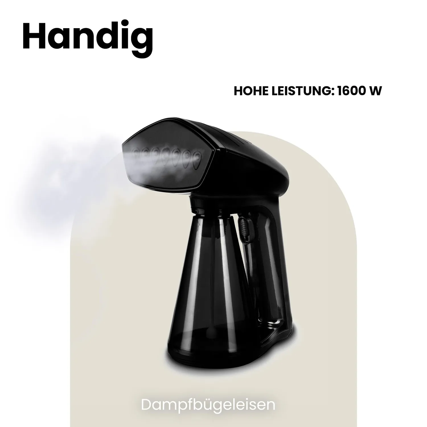 Zeegma Handig Dampfglätter 260 ml 1600 W Dauerdampf