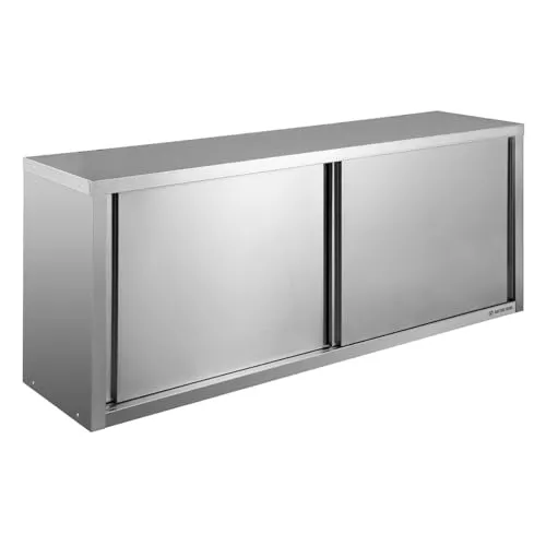 GastroHero WHS-BASIC16 Wandhängeschrank 160 cm Schiebetüren