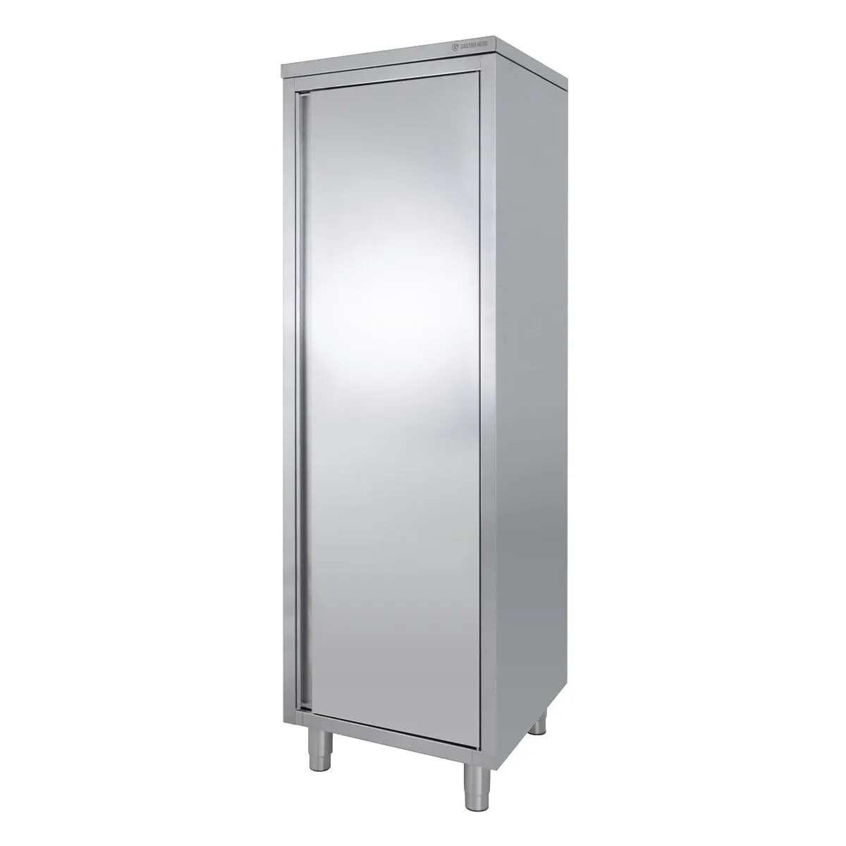GastroHero Eco 6x6x20 Geschirrschrank Flügeltüren Edelstahl