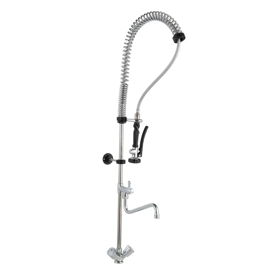 GastroHero Profi 100 Geschirrwaschbrause Mischbatterie Messing