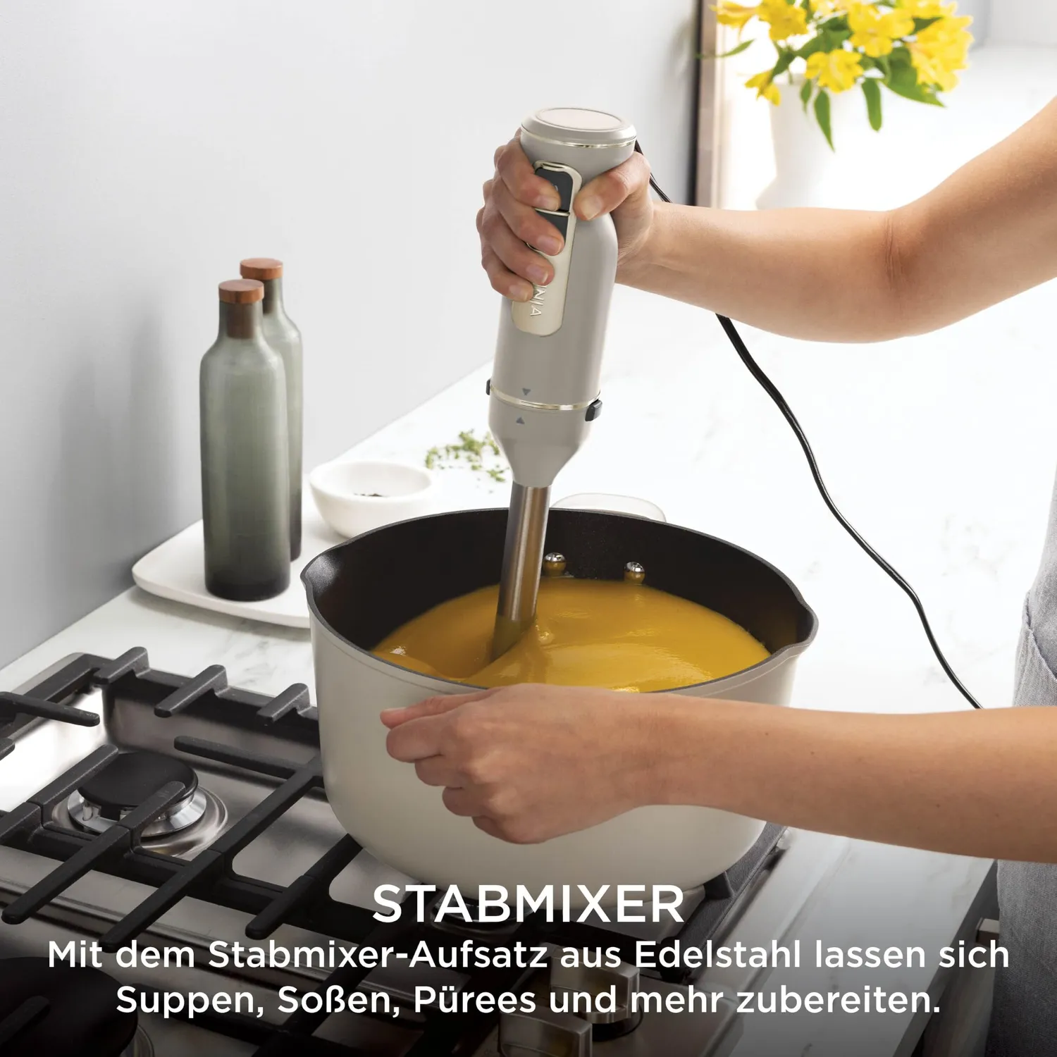 Ninja Foodi Stabmixer 3-in-1 850 W Stone Gold Set
