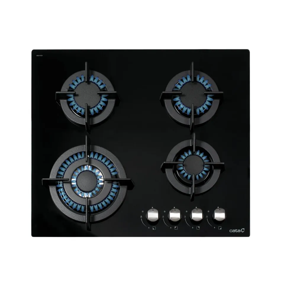 CATA CCI 6031 BK Gaskochfeld 59cm Schwarz 4-flammig