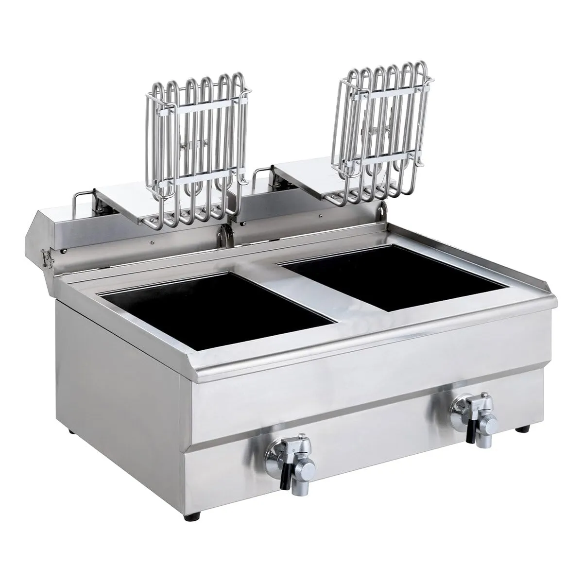 GastroHero EFE213A Doppelfritteuse 2x13L 10kW 400V