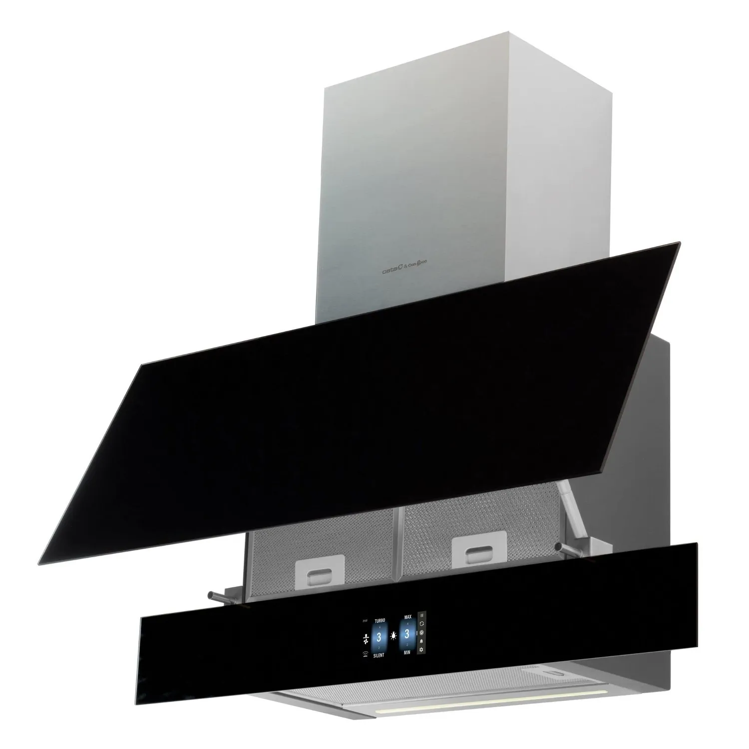 CATA GOYA PRO 90 BK Dunstabzugshaube 90 cm Schwarz