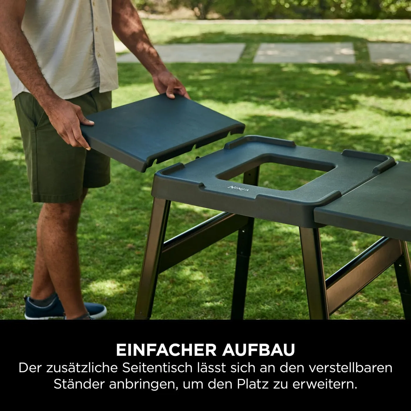 Ninja Woodfire Beistelltisch Seitentisch für Ständer 20 kg