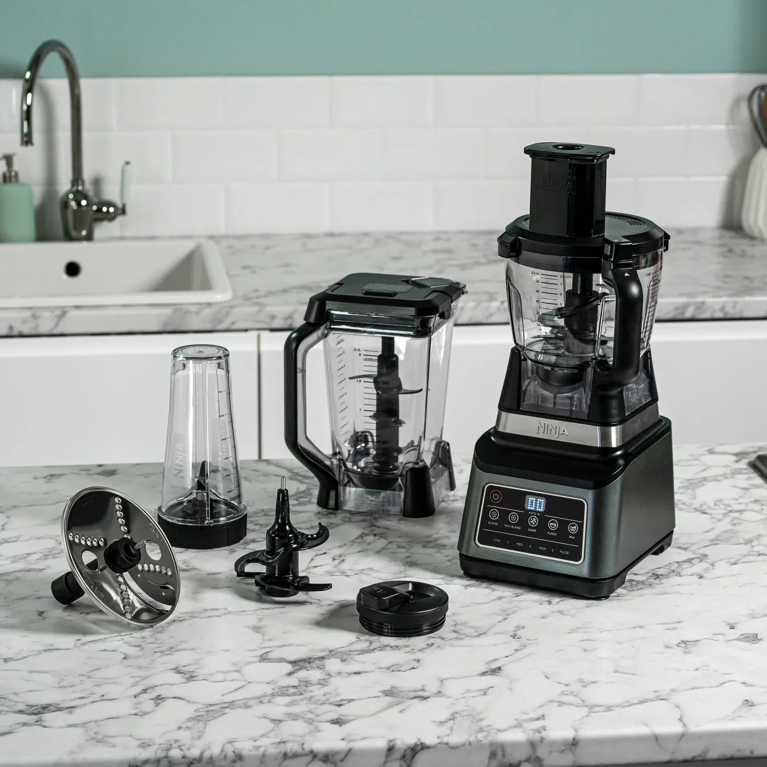 Ninja 3-in-1 Küchenmaschine 1200W mit 2,1L Krug