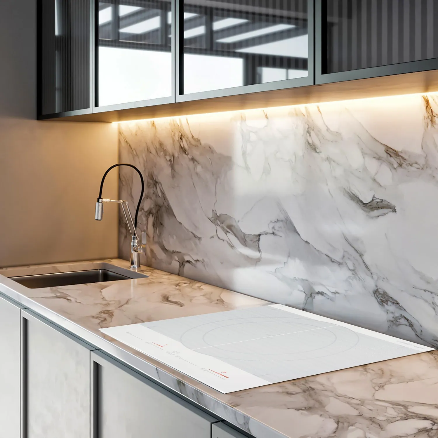 CATA Giga 600 WH Induktionskochfeld weiß 4 Zonen