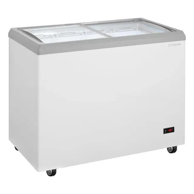 GastroHero ECTE217 Gefriertruhe 217L Weiß LED