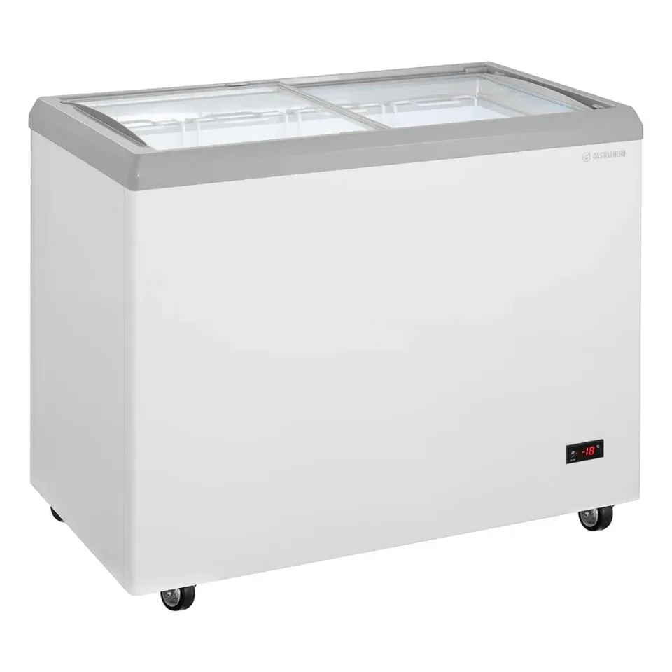 GastroHero ECTE217 Gefriertruhe 217L Weiß LED