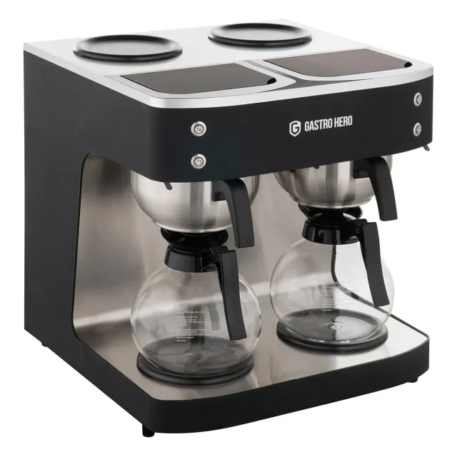 GastroHero FKM-ECO200 Filterkaffeemaschine 2x1,8L 200 Tassen