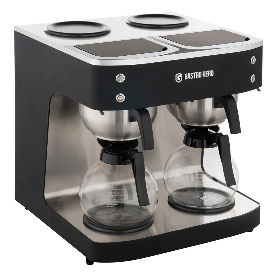 GastroHero FKM-ECO200 Filterkaffeemaschine 2x1,8L 200 Tassen