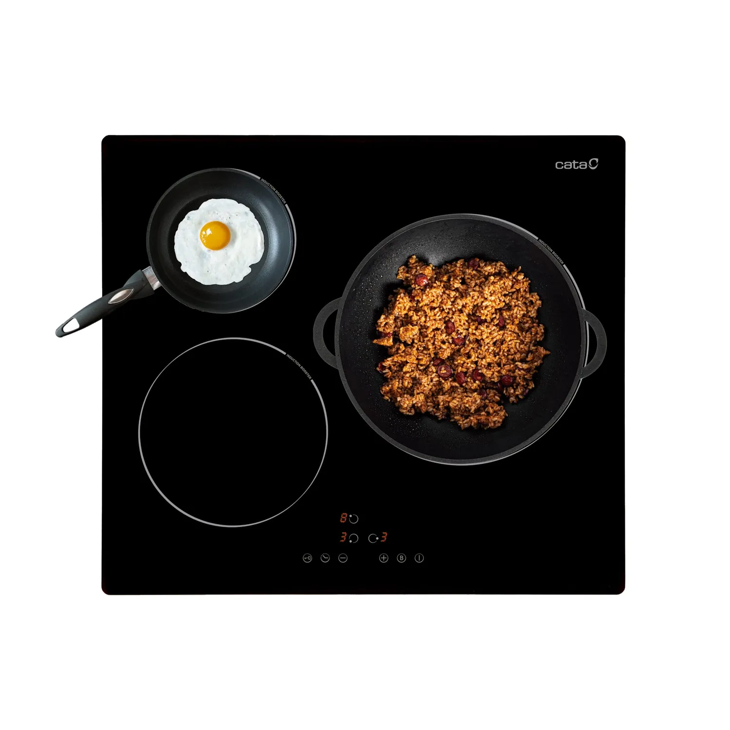 CATA IB 6303 BK Induktionskochfeld 59cm Schwarz 3 Zonen