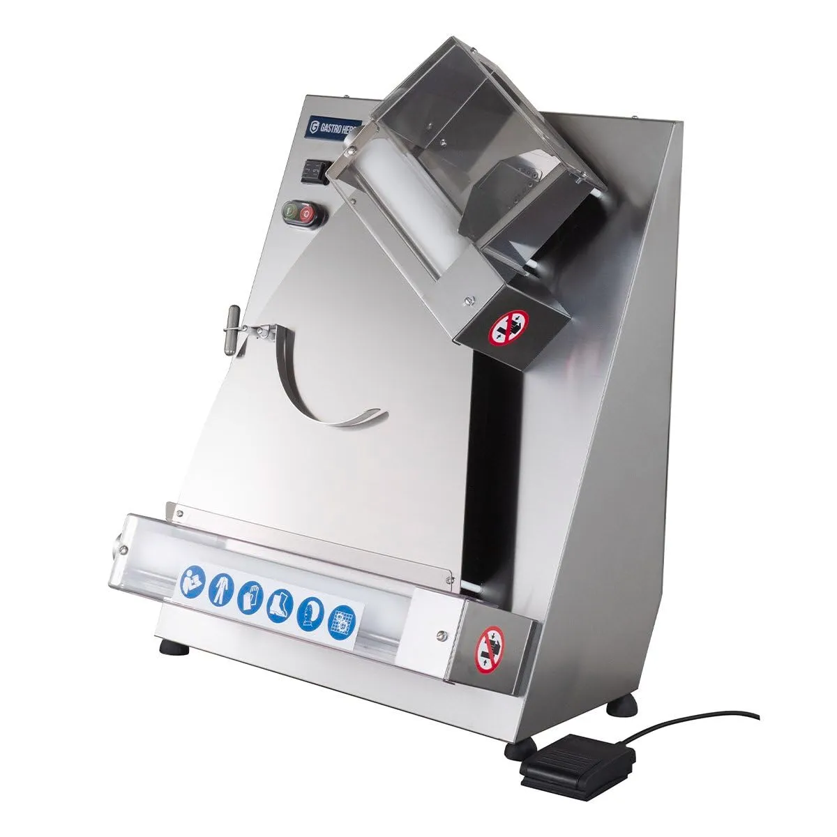 GastroHero PROFI 42 Teigausrollmaschine 40 cm Fußpedal