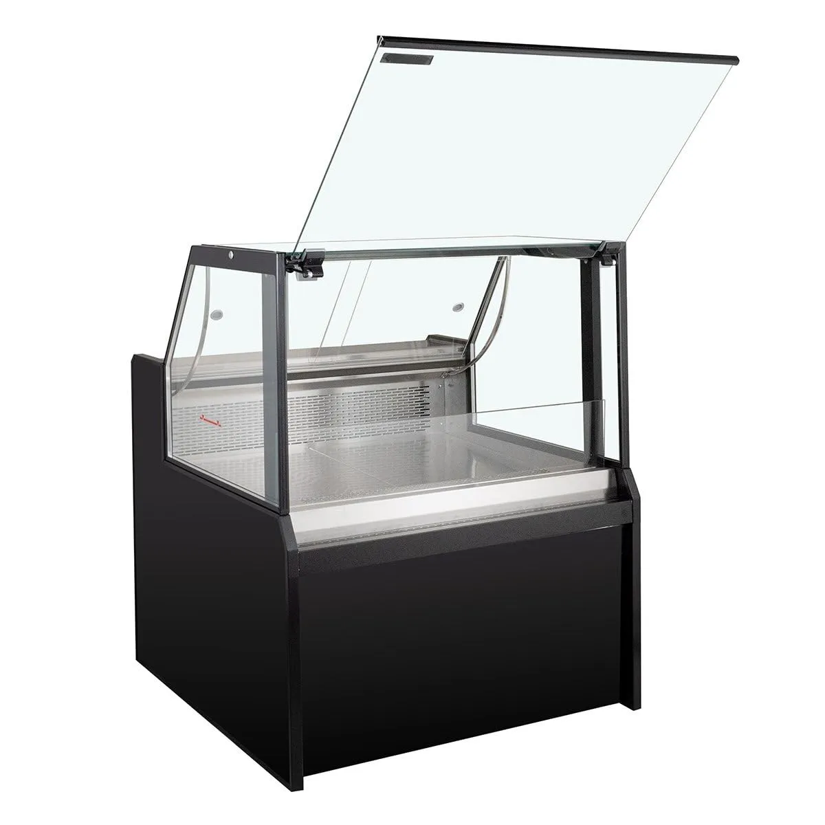 GastroHero TITAN Kühltheke 997 mm schwarz LED gekühlter Unterbau