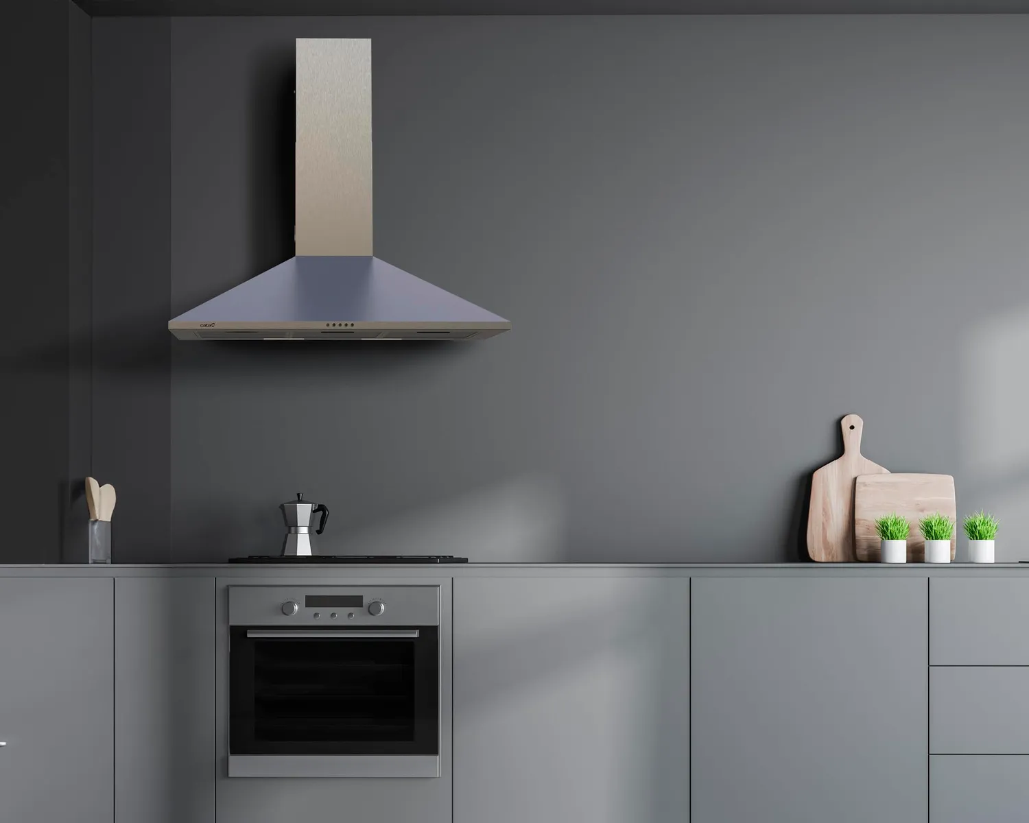 CATA Omega 900 Dunstabzugshaube 90cm Edelstahl