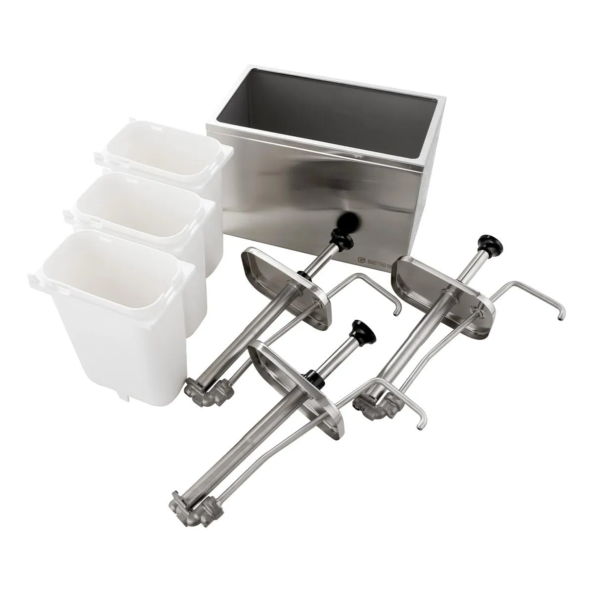GastroHero SSE3X3SS Saucenspender 3x2 L Dosierpumpe