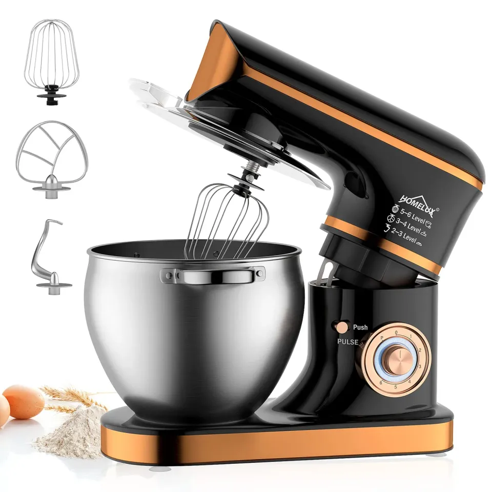 HOMELUX Küchenmaschine 626 Black 8,5L 2000W 6-stufig