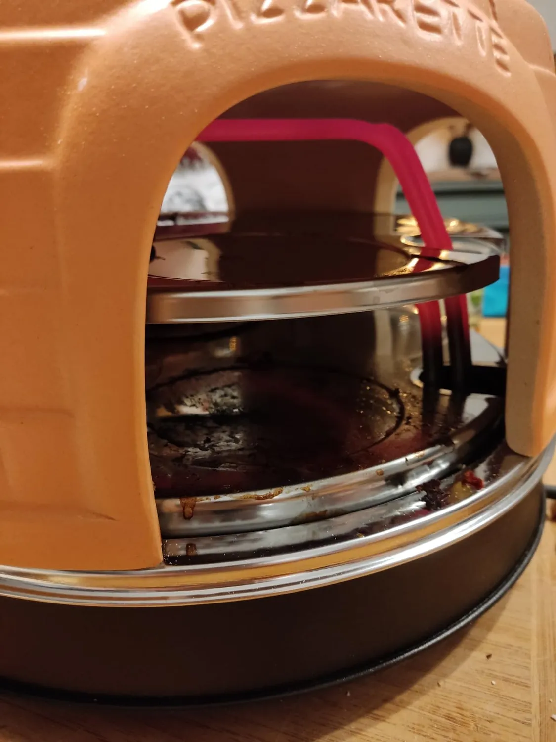 Emerio PIZZARETTE Duo PO-122250 Pizzaofen für 2 Personen Terracotta