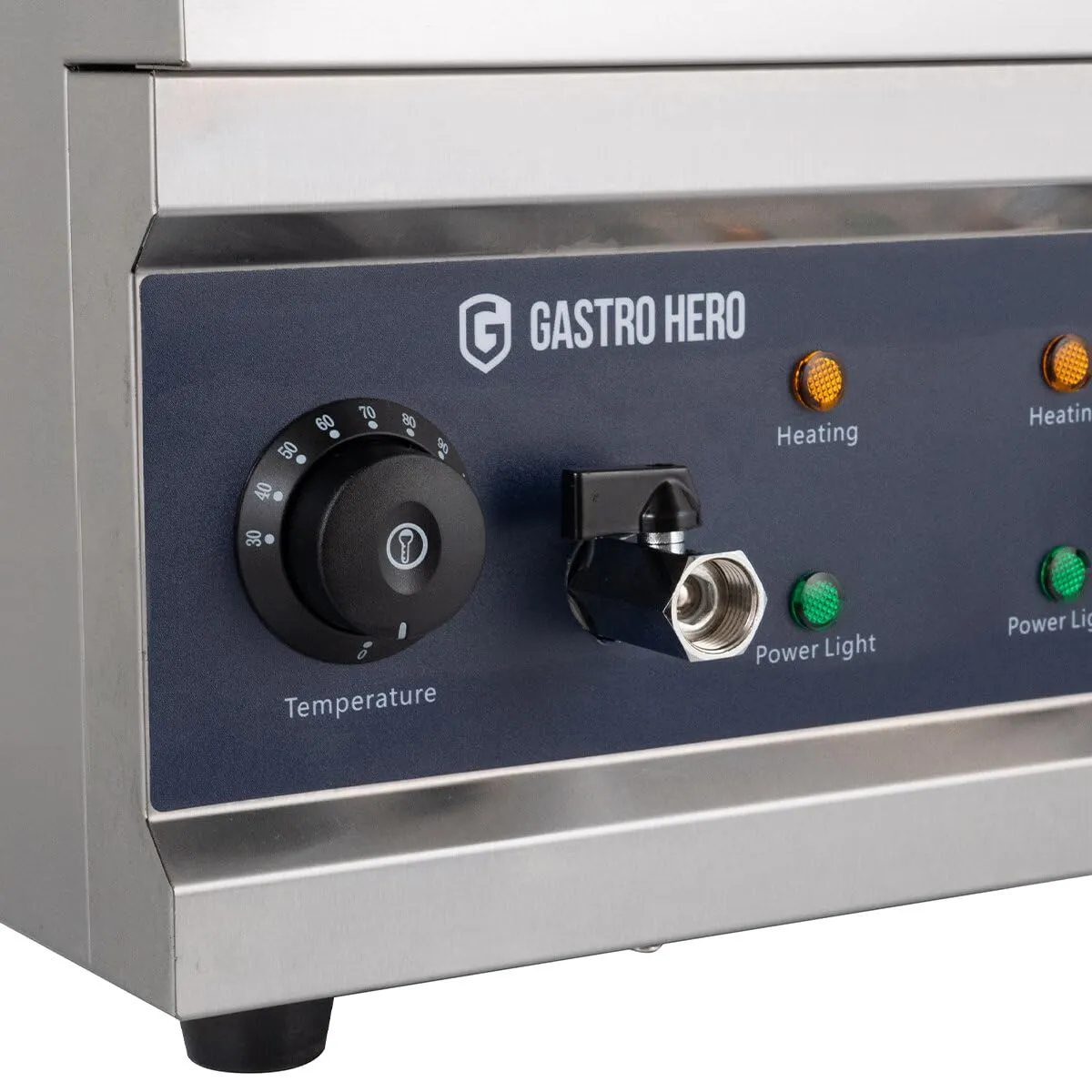 GastroHero ENK4 Nudelkocher 4 Siebe 16,5 L Edelstahl