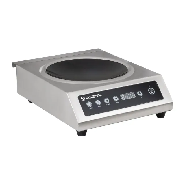 GastroHero Wok Induktionskochfeld 3500 W 260 mm Touch