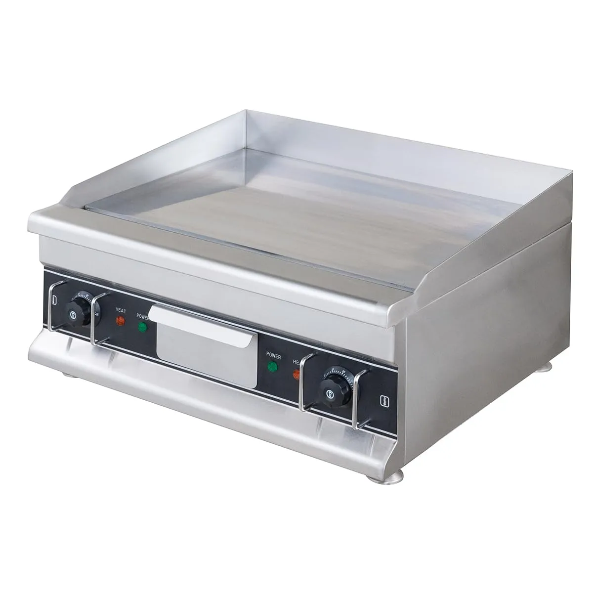 GastroHero Eco 596x398 Grillplatte glatt verchromt
