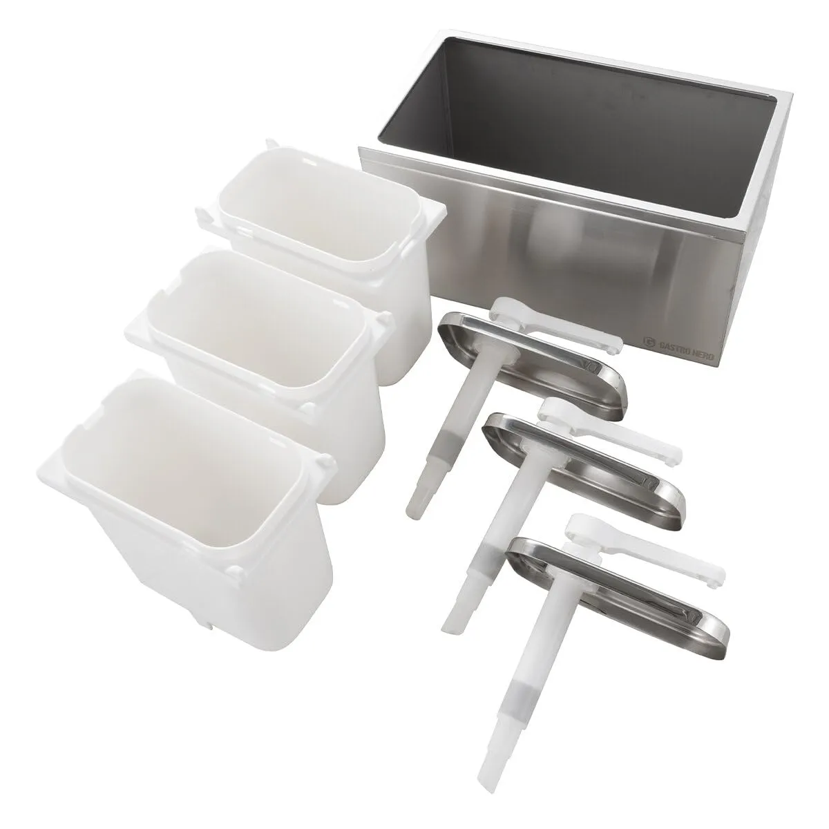 GastroHero SSE3X3PP Saucenspender 3x3 Liter Dosierpumpe