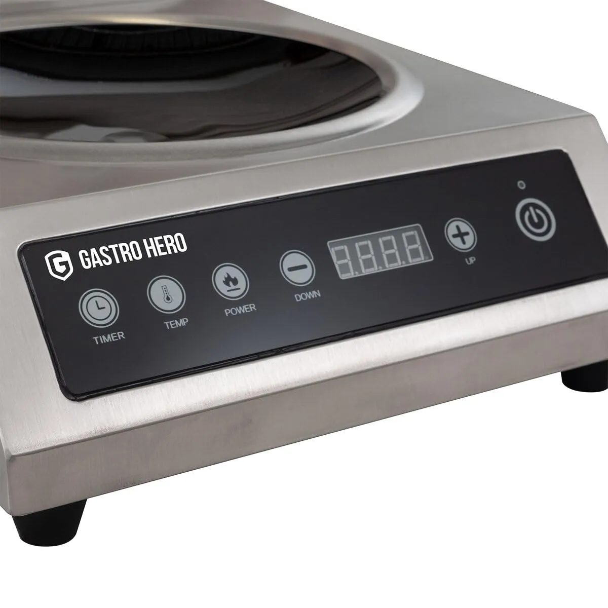 GastroHero Wok Induktionskochfeld 3500 W 260 mm Touch